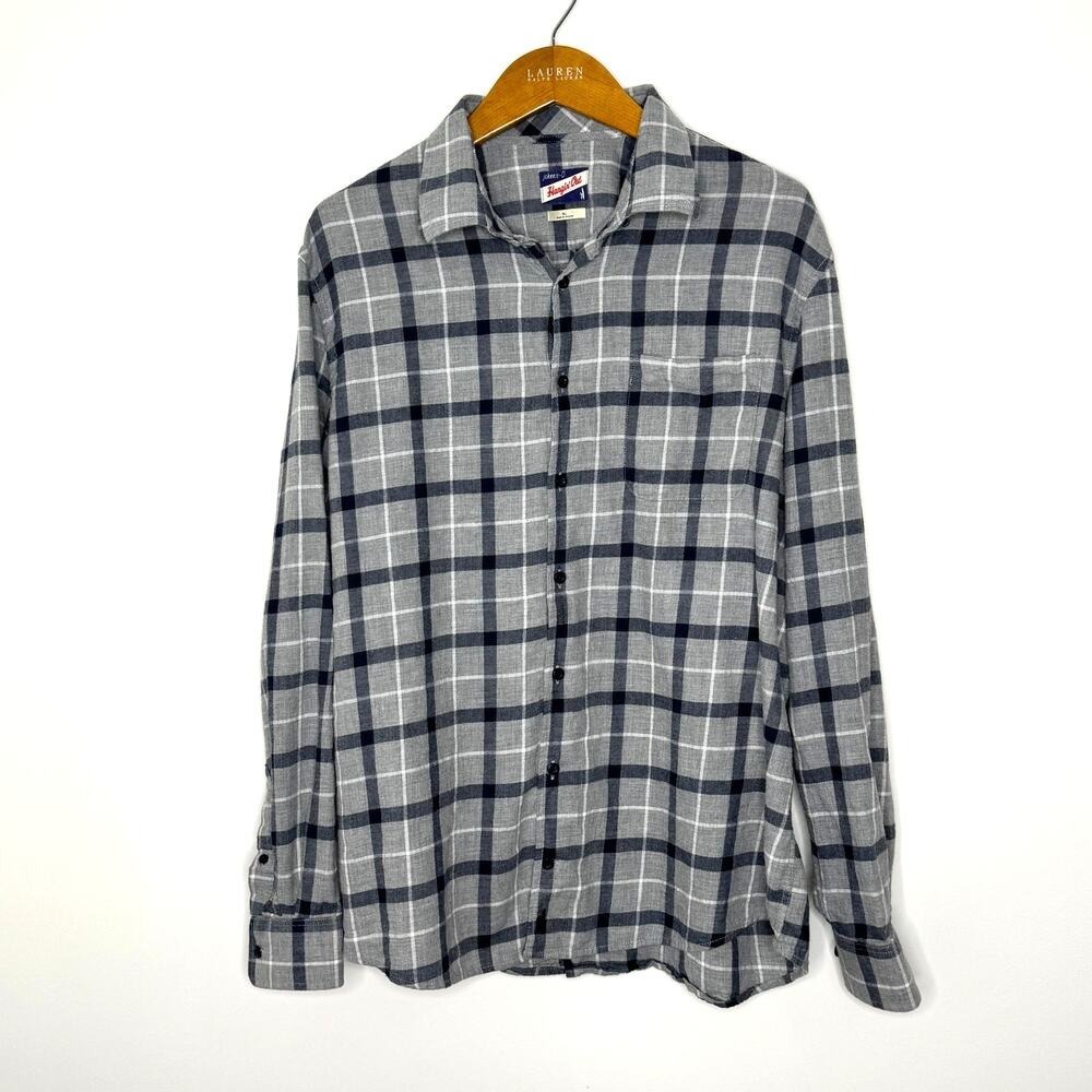 Johnnie O‎ Hangin Out Fischer Flannel shirt Mens XL